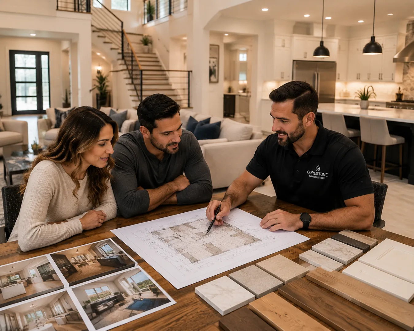 Modern full home remodel in Las Vegas by Corestone Construction showcasing updated interior spaces